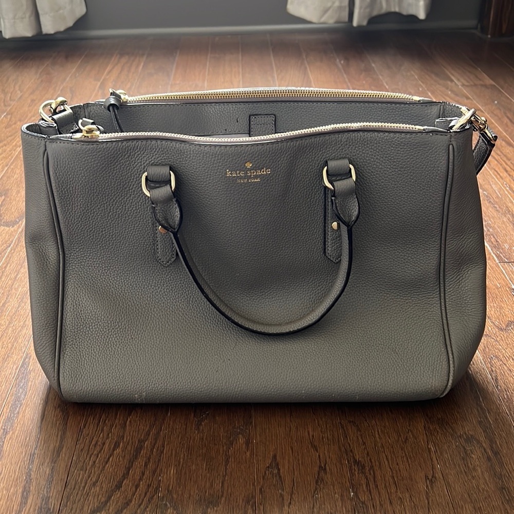 Kate spade gray purse